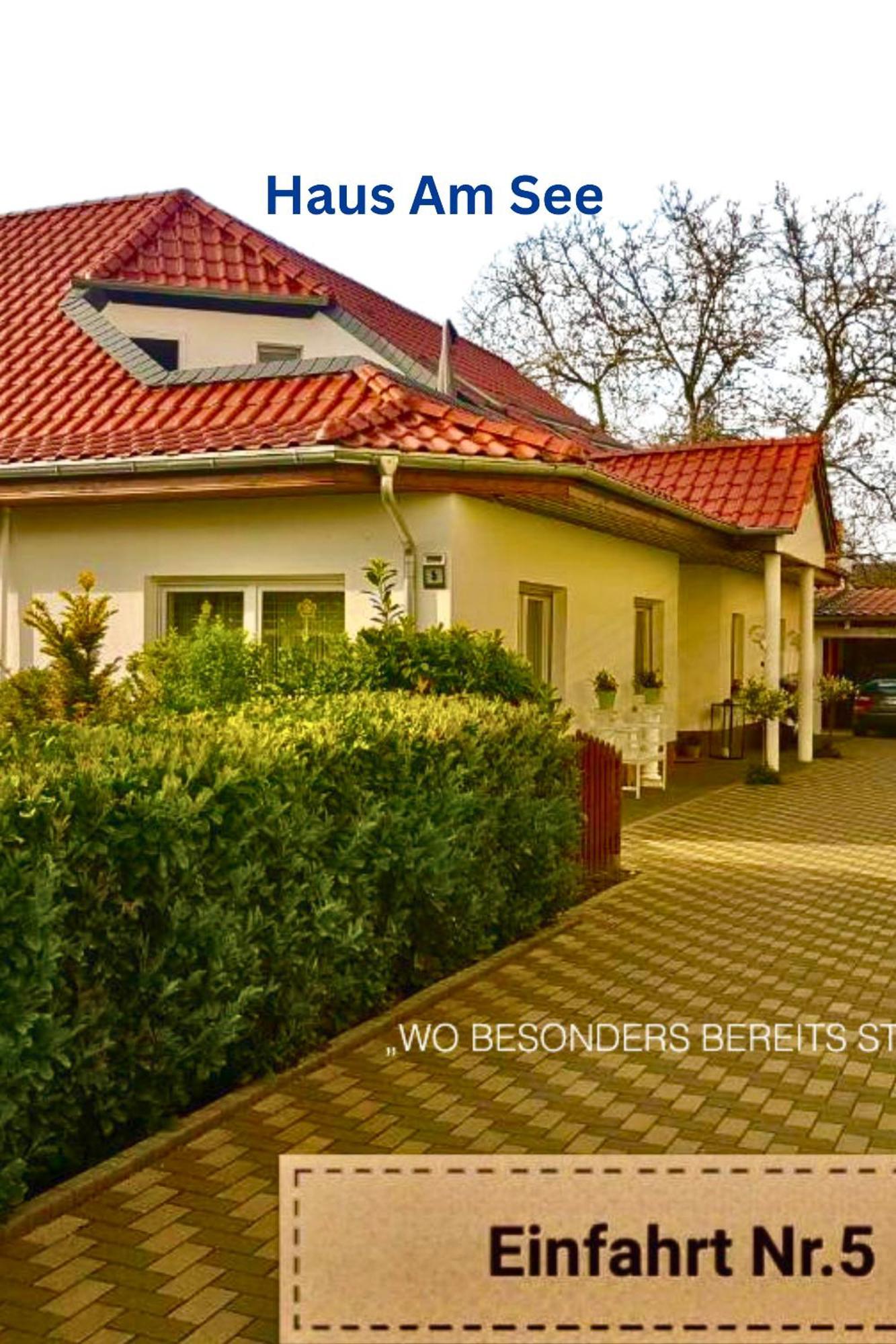 Haus Am See Bernburg Exterior foto